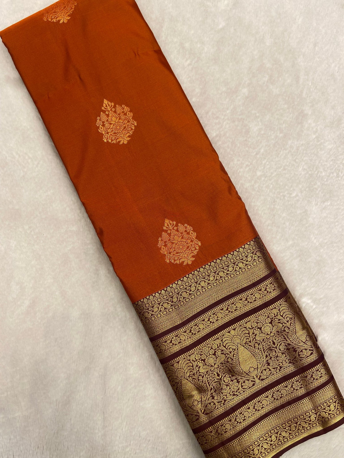 Premium Semi Kanchipuram Silk Saree - Kanjeevaram Silk Mandir