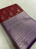 Premium Semi Kanchipuram Silk Saree - Kanjeevaram Silk Mandir