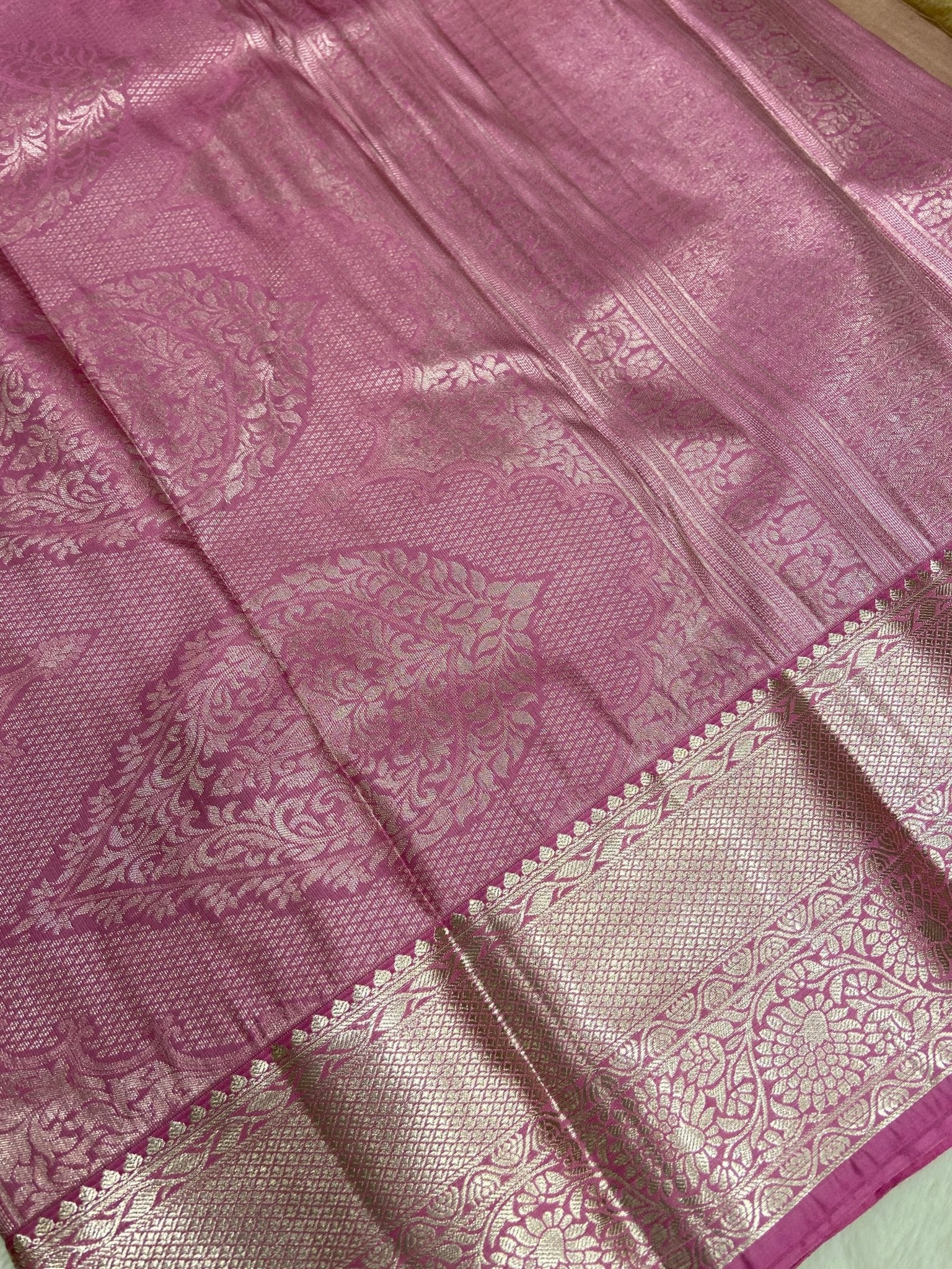 Premium Semi Kanchipuram Silk Saree - Kanjeevaram Silk Mandir
