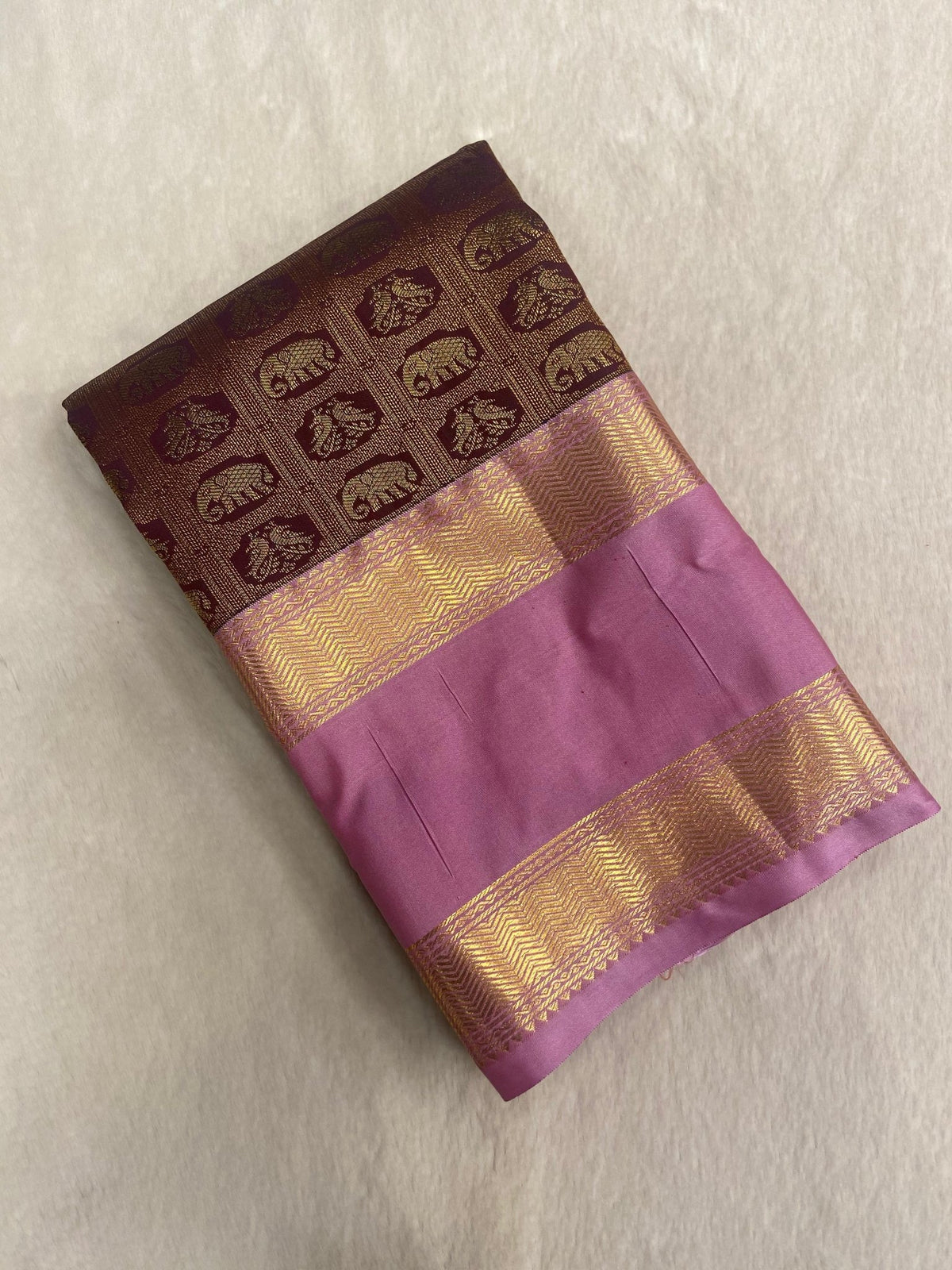Premium Semi Kanchipuram Silk Saree - Kanjeevaram Silk Mandir
