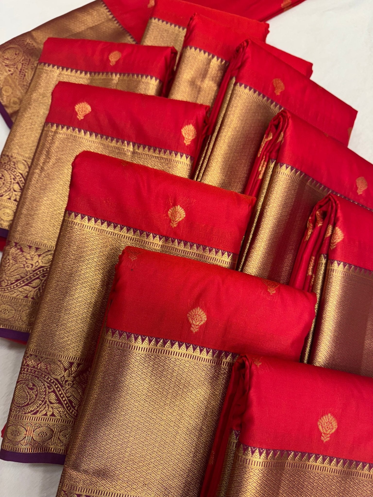 Premium Semi Kanchipuram Silk Saree - Kanjeevaram Silk Mandir