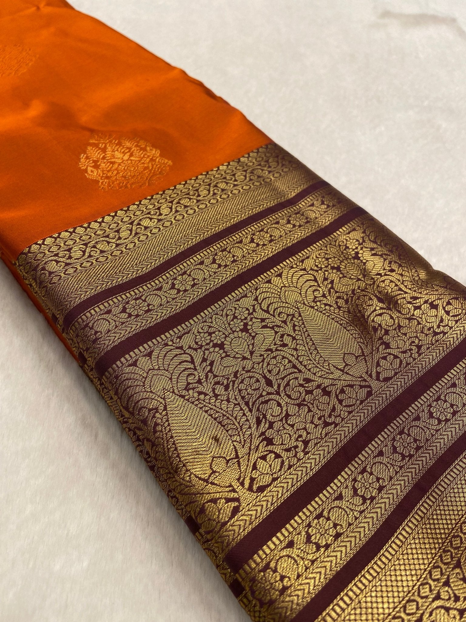 Premium Semi Kanchipuram Silk Saree - Kanjeevaram Silk Mandir