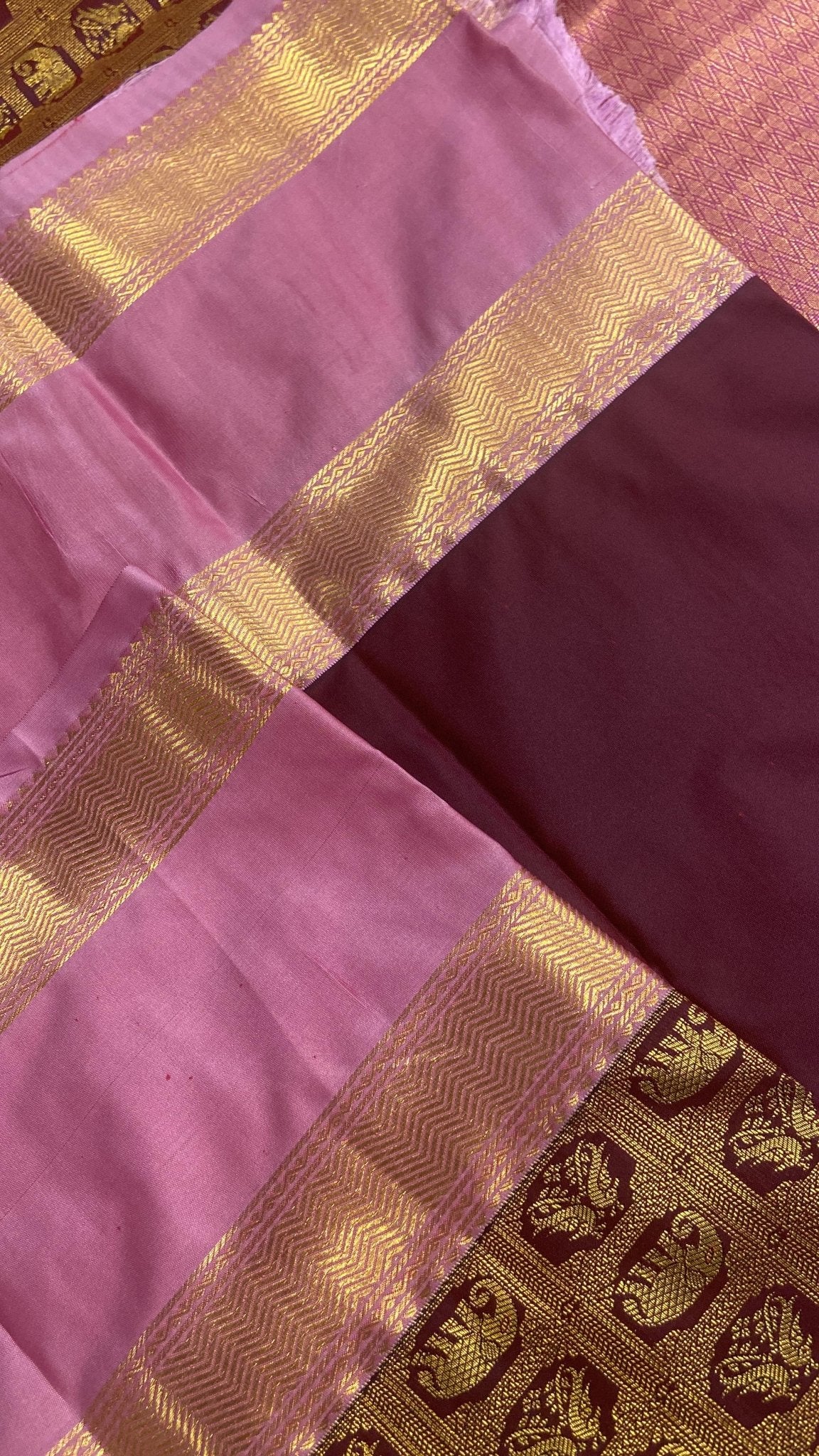 Premium Semi Kanchipuram Silk Saree - Kanjeevaram Silk Mandir