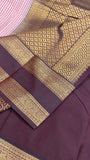 Premium Semi Kanchipuram Silk Saree In Grameen Checks Saree - Kanjeevaram Silk Mandir
