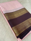Premium Semi Kanchipuram Silk Saree In Grameen Checks Saree - Kanjeevaram Silk Mandir