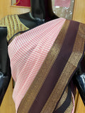 Premium Semi Kanchipuram Silk Saree In Grameen Checks Saree - Kanjeevaram Silk Mandir