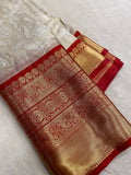 Premium semi Kanchipuram silk saree with thread embroidery ❤️ - Kanjeevaram Silk Mandir