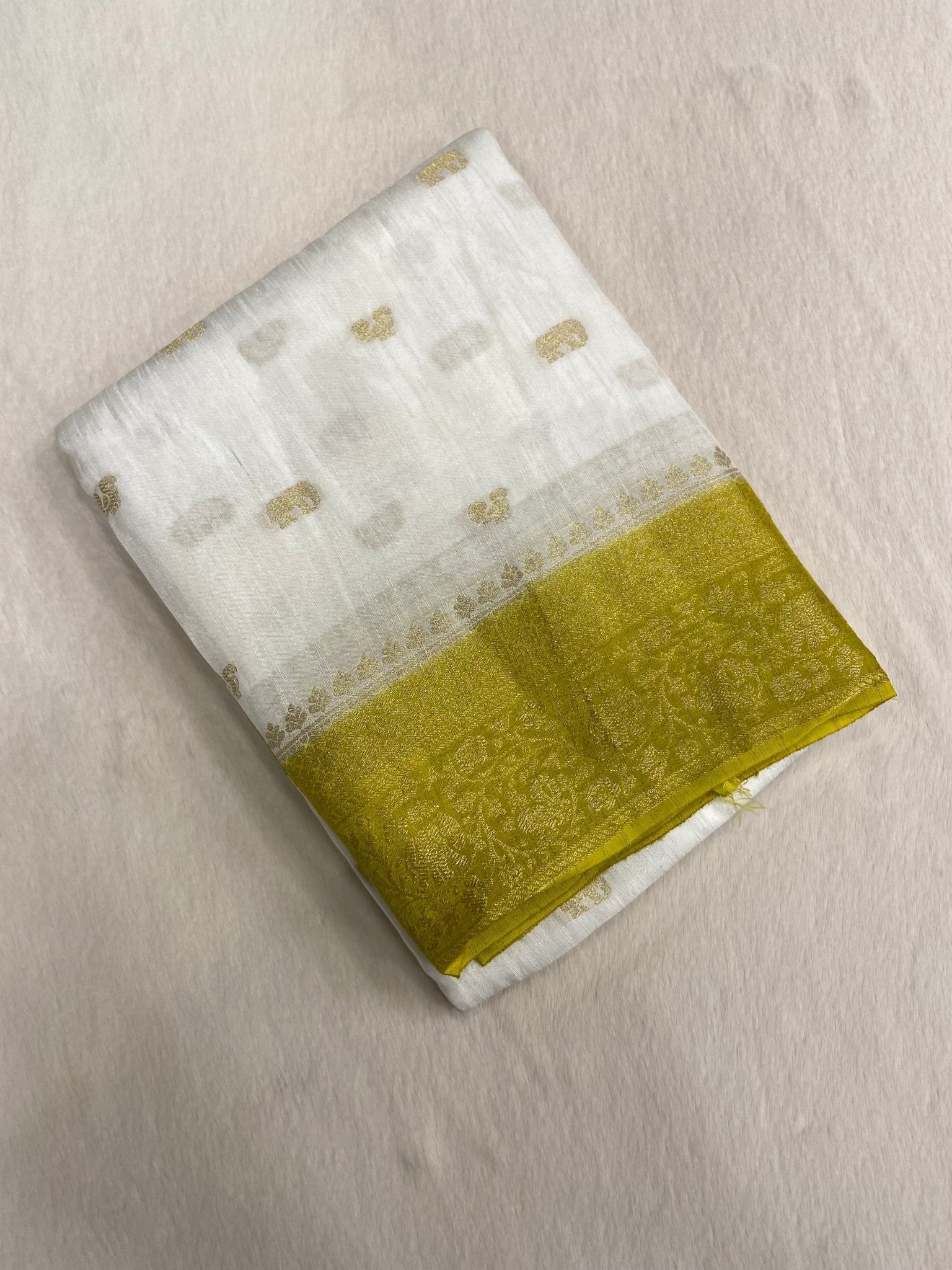 Premium semi Kolkata crepe silk saree - Kanjeevaram Silk Mandir