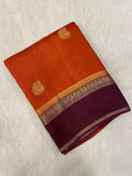 Premium Semi Kolkata Crepe Silk Saree - Kanjeevaram Silk Mandir