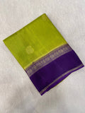 Premium Semi Kolkata Crepe Silk Saree - Kanjeevaram Silk Mandir