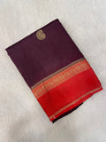 Premium Semi Kolkata Crepe Silk Saree - Kanjeevaram Silk Mandir