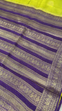 Premium Semi Kolkata Crepe Silk Saree - Kanjeevaram Silk Mandir