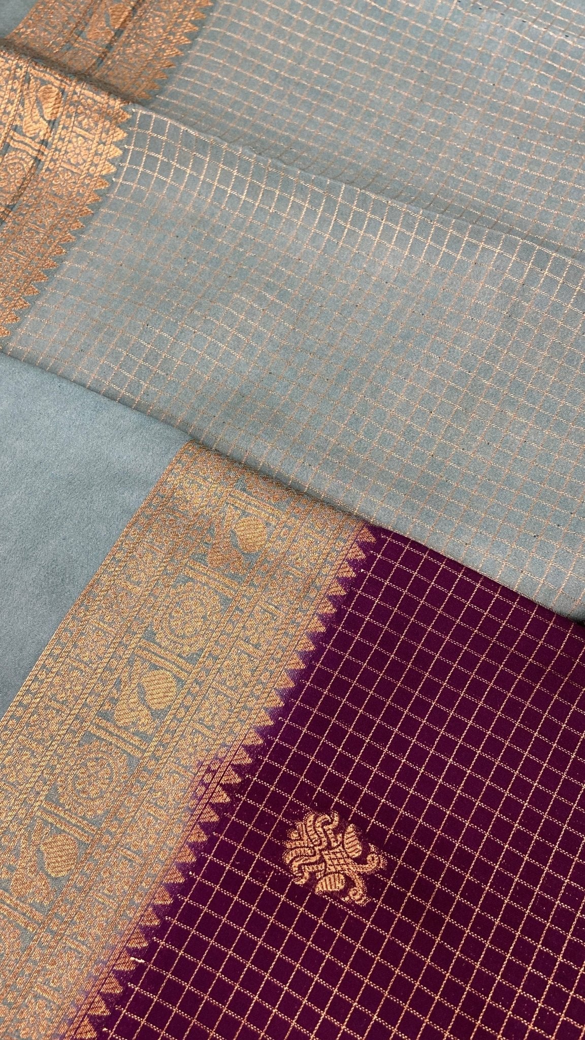 Premium Semi Mysore Crepe Silk Saree - Kanjeevaram Silk Mandir
