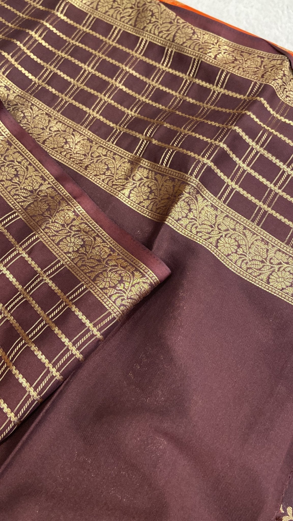 Premium Semi Mysore Crepe Silk Saree - Kanjeevaram Silk Mandir