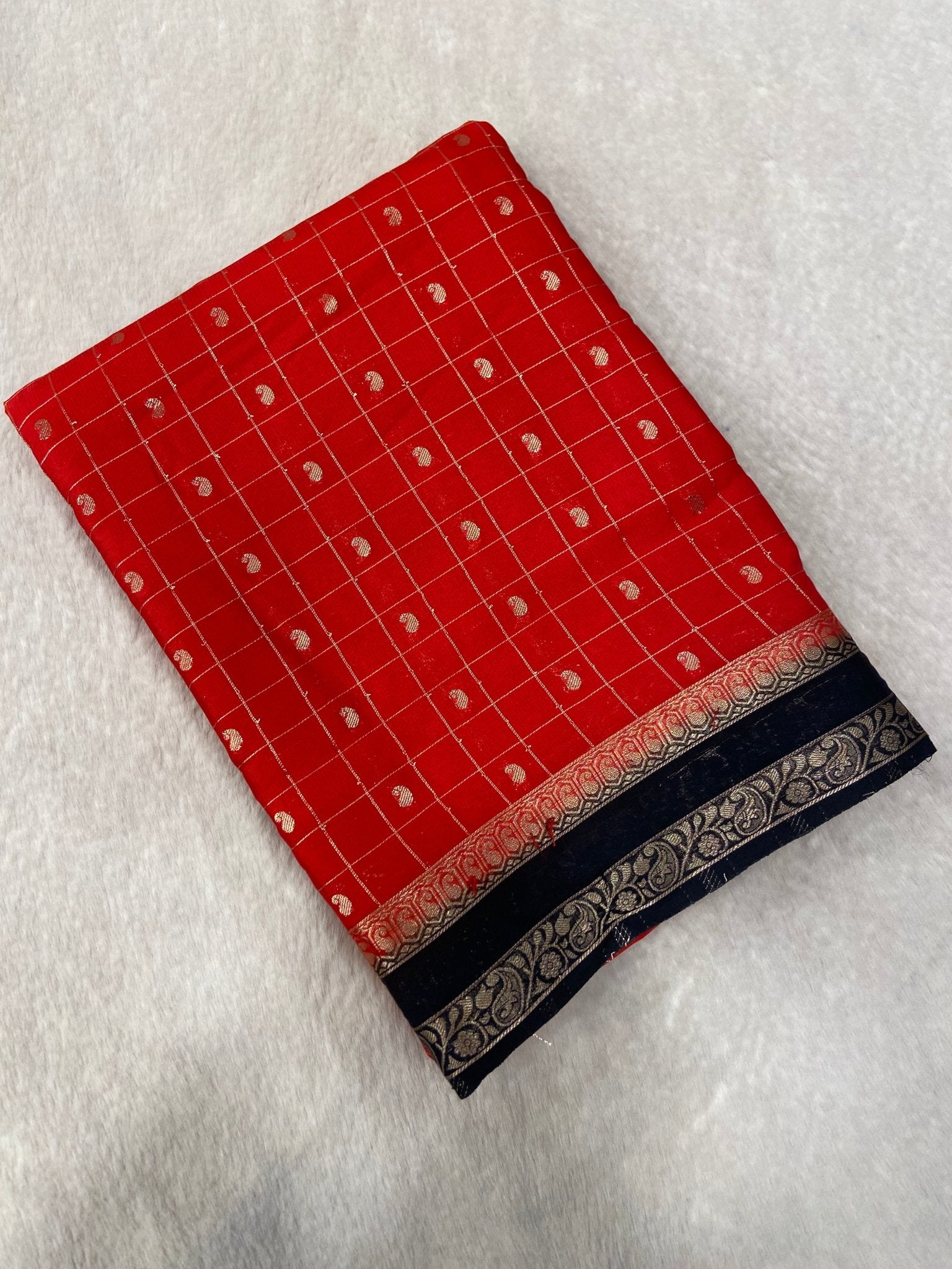 Premium Semi Mysore Crepe Silk Saree - Kanjeevaram Silk Mandir