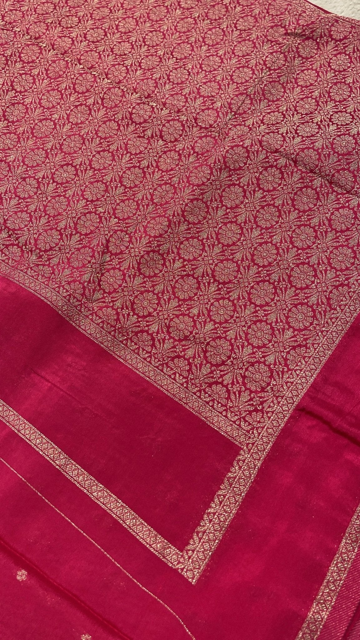Premium Semi Mysore Crepe Silk Saree - Kanjeevaram Silk Mandir
