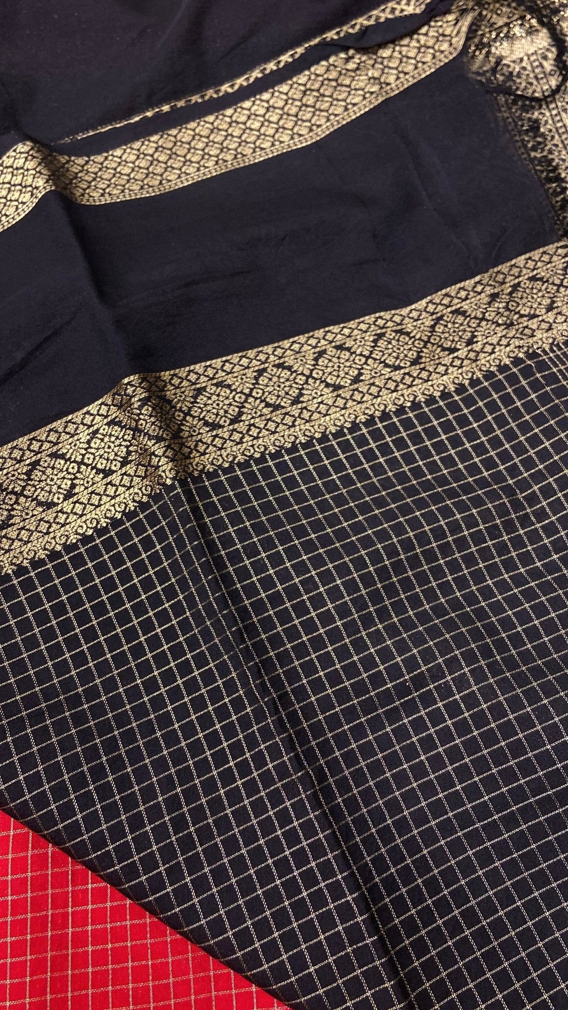 Premium Semi Mysore Crepe Silk Saree - Kanjeevaram Silk Mandir