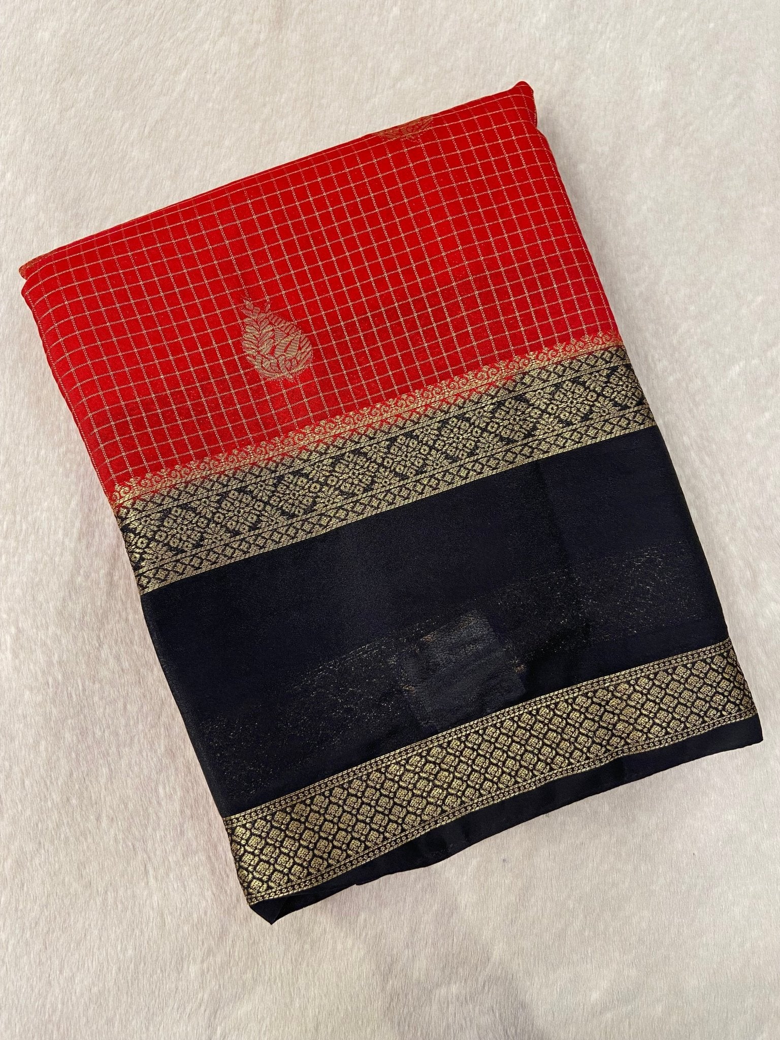 Premium Semi Mysore Crepe Silk Saree - Kanjeevaram Silk Mandir