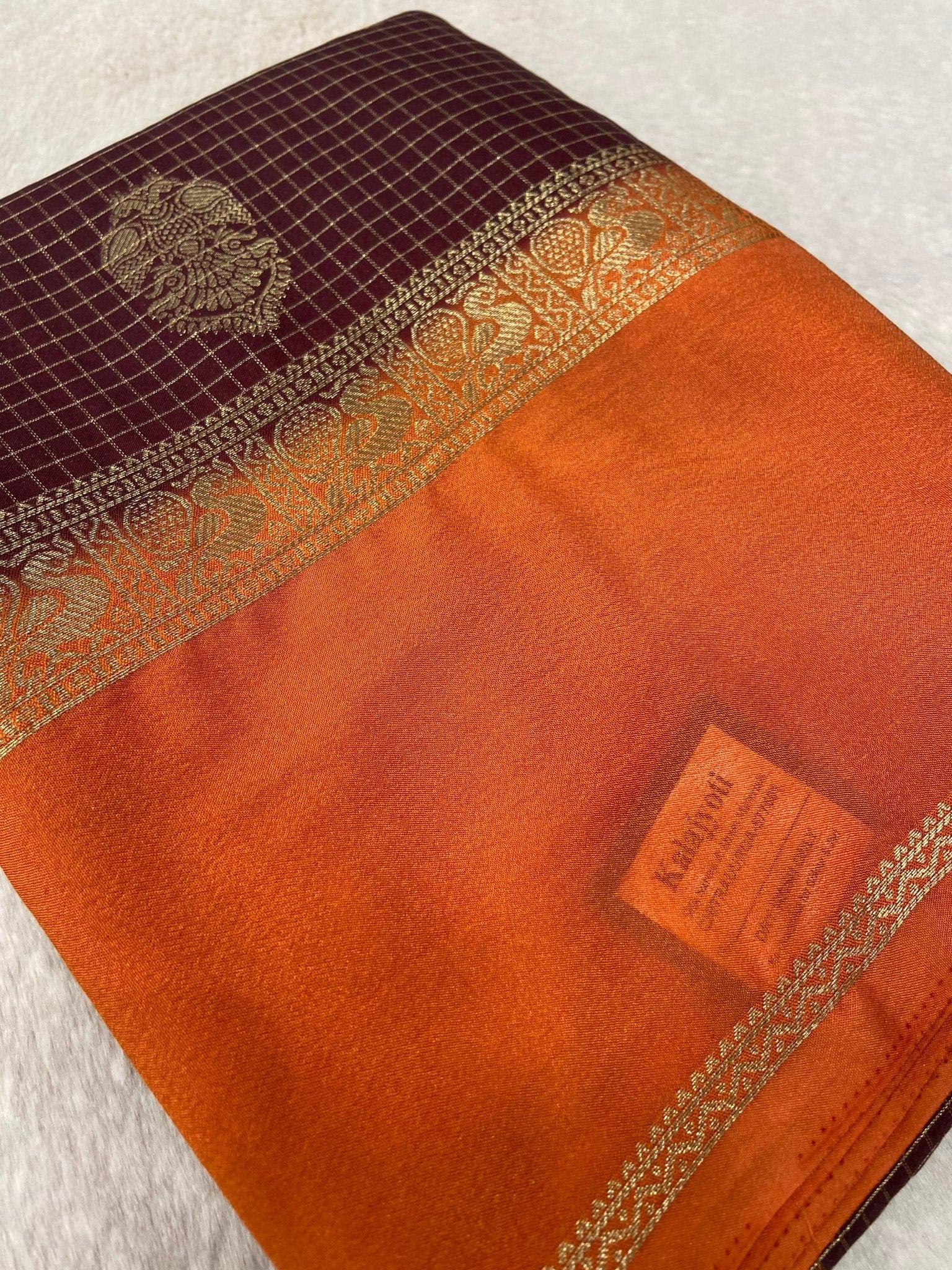Premium Semi Mysore Crepe Silk Saree - Kanjeevaram Silk Mandir