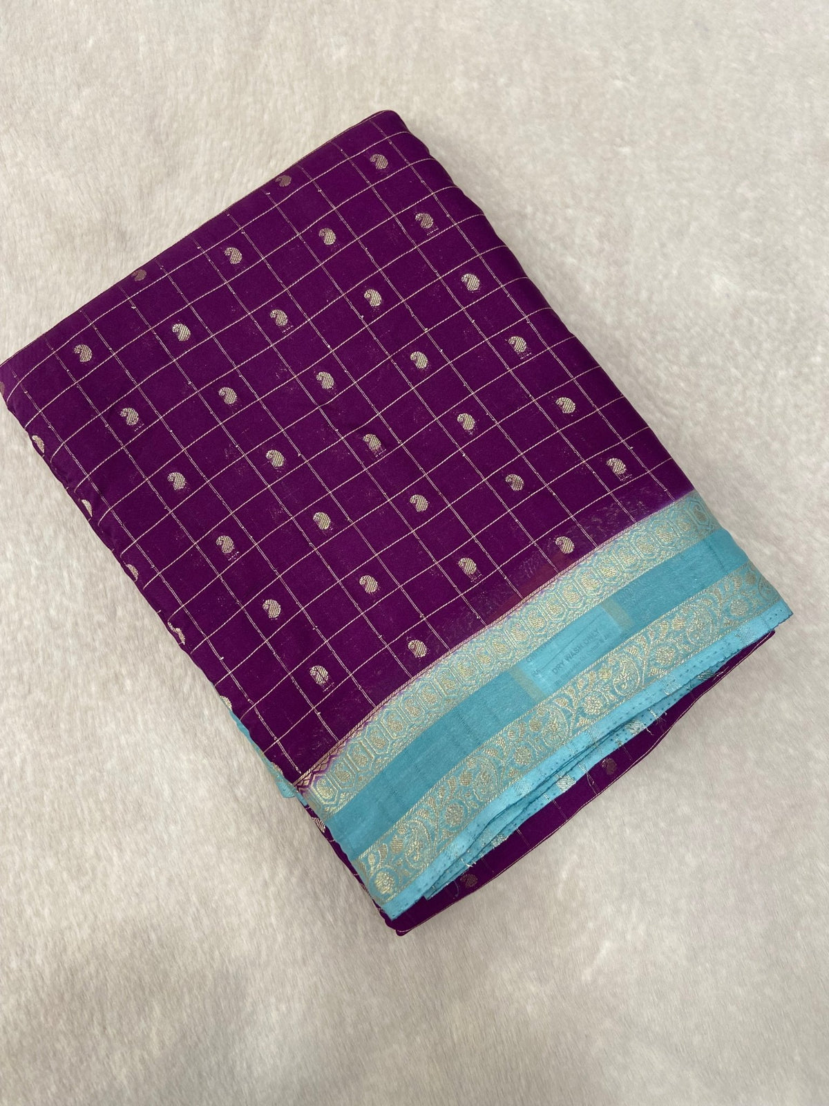 Premium Semi Mysore Crepe Silk Saree - Kanjeevaram Silk Mandir