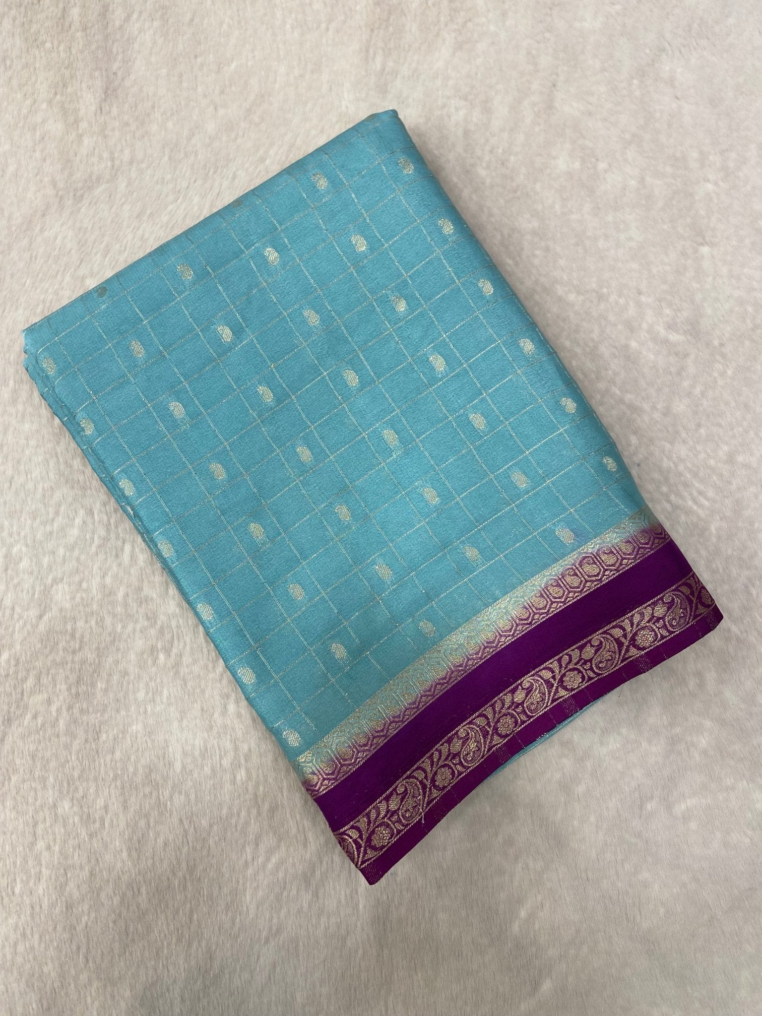 Premium Semi Mysore Crepe Silk Saree - Kanjeevaram Silk Mandir