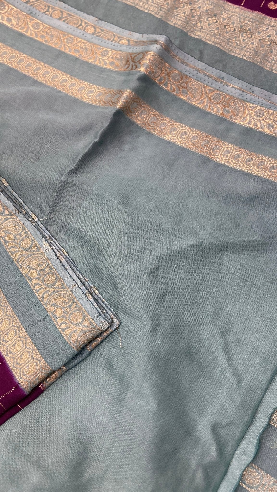 Premium Semi Mysore Crepe Silk Saree - Kanjeevaram Silk Mandir