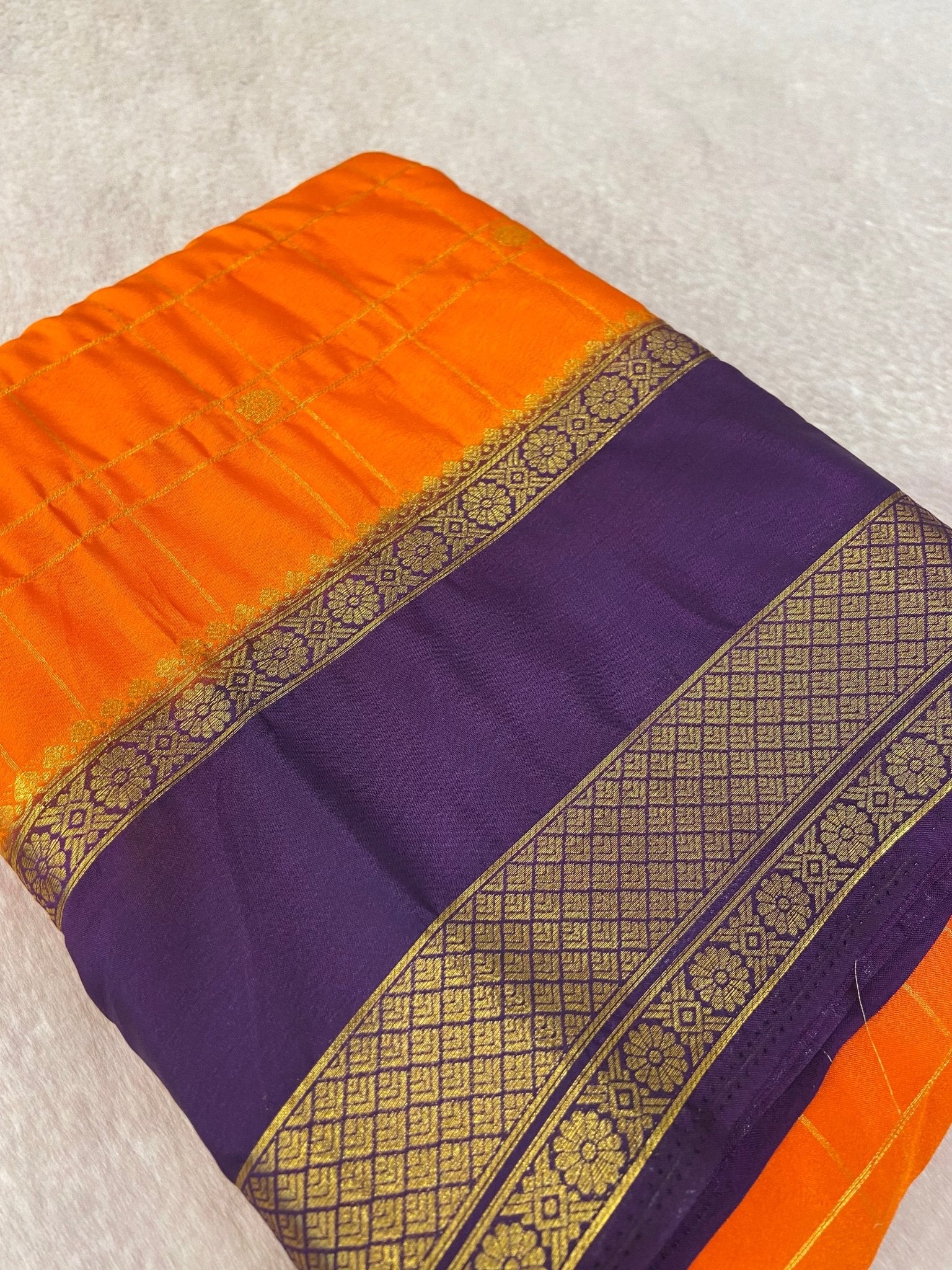 Premium Semi Mysore Silk Saree - Kanjeevaram Silk Mandir
