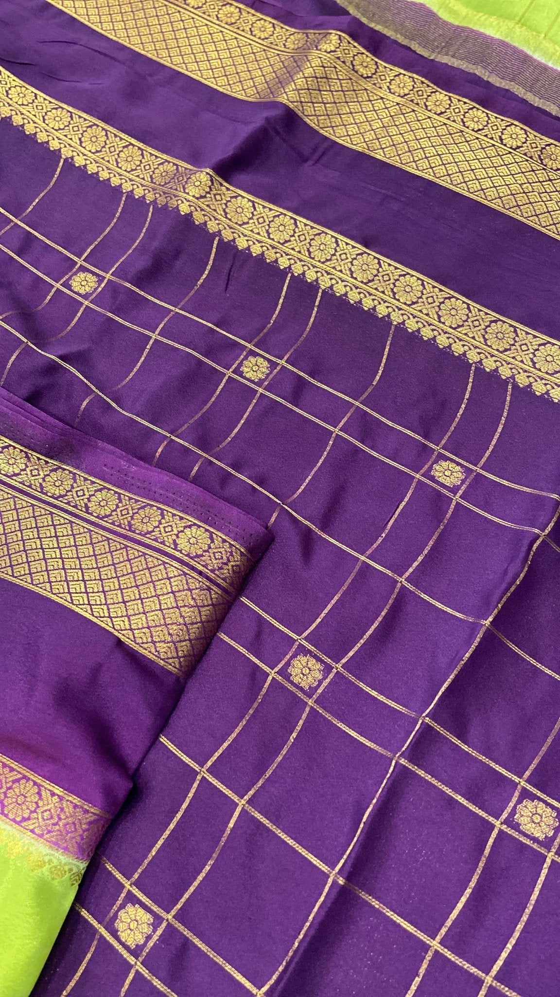 Premium Semi Mysore Silk Saree - Kanjeevaram Silk Mandir
