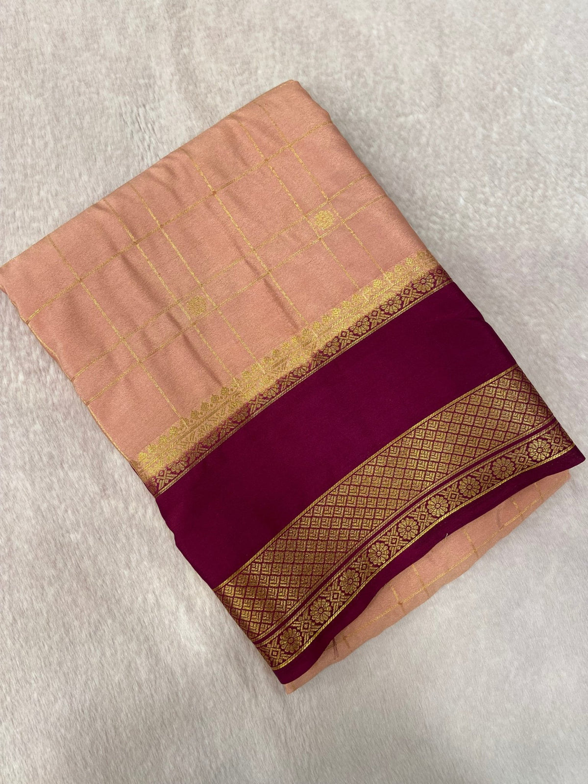 Premium Semi Mysore Silk Saree - Kanjeevaram Silk Mandir