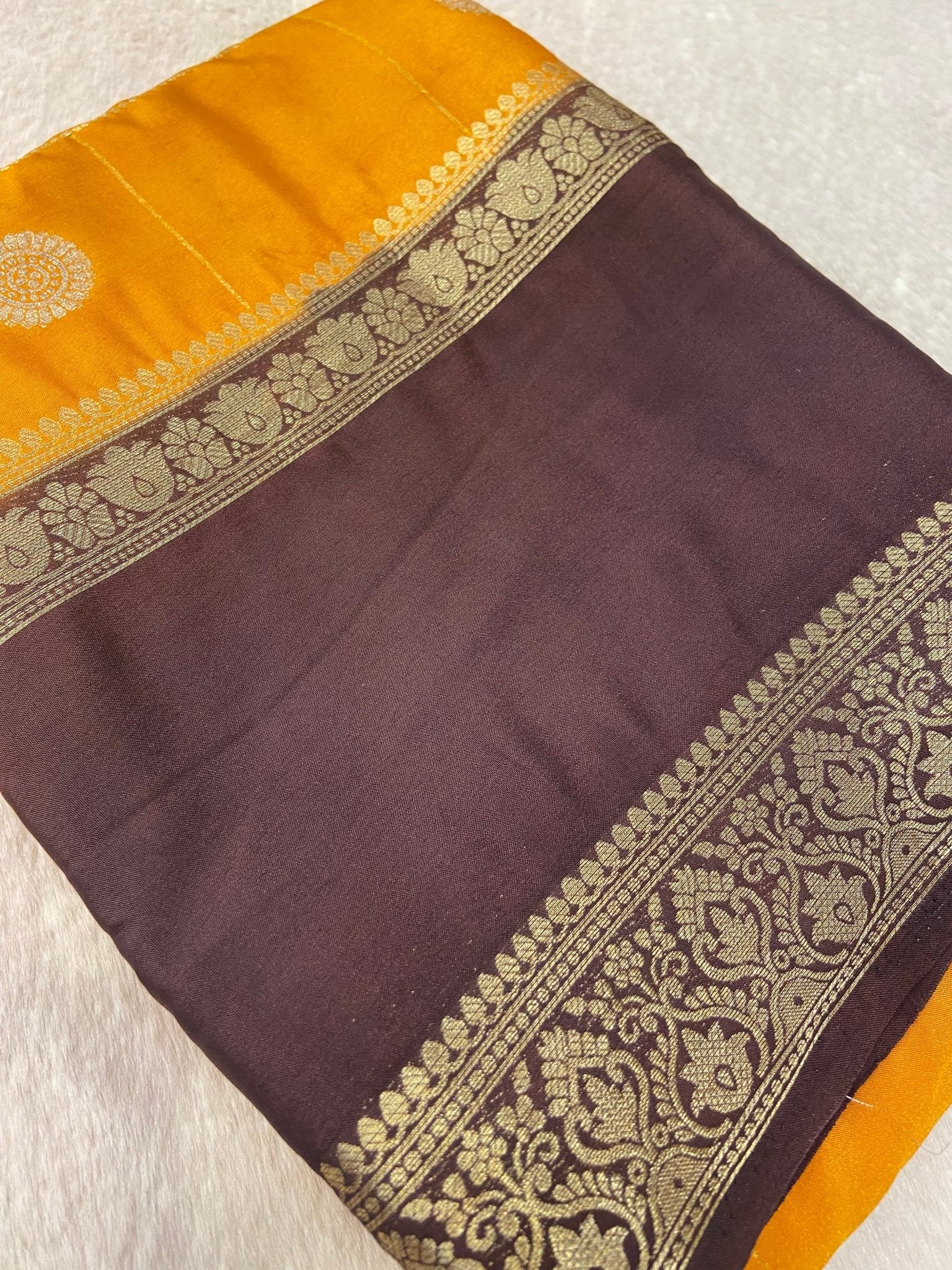 Premium Semi Mysore Silk Saree - Kanjeevaram Silk Mandir