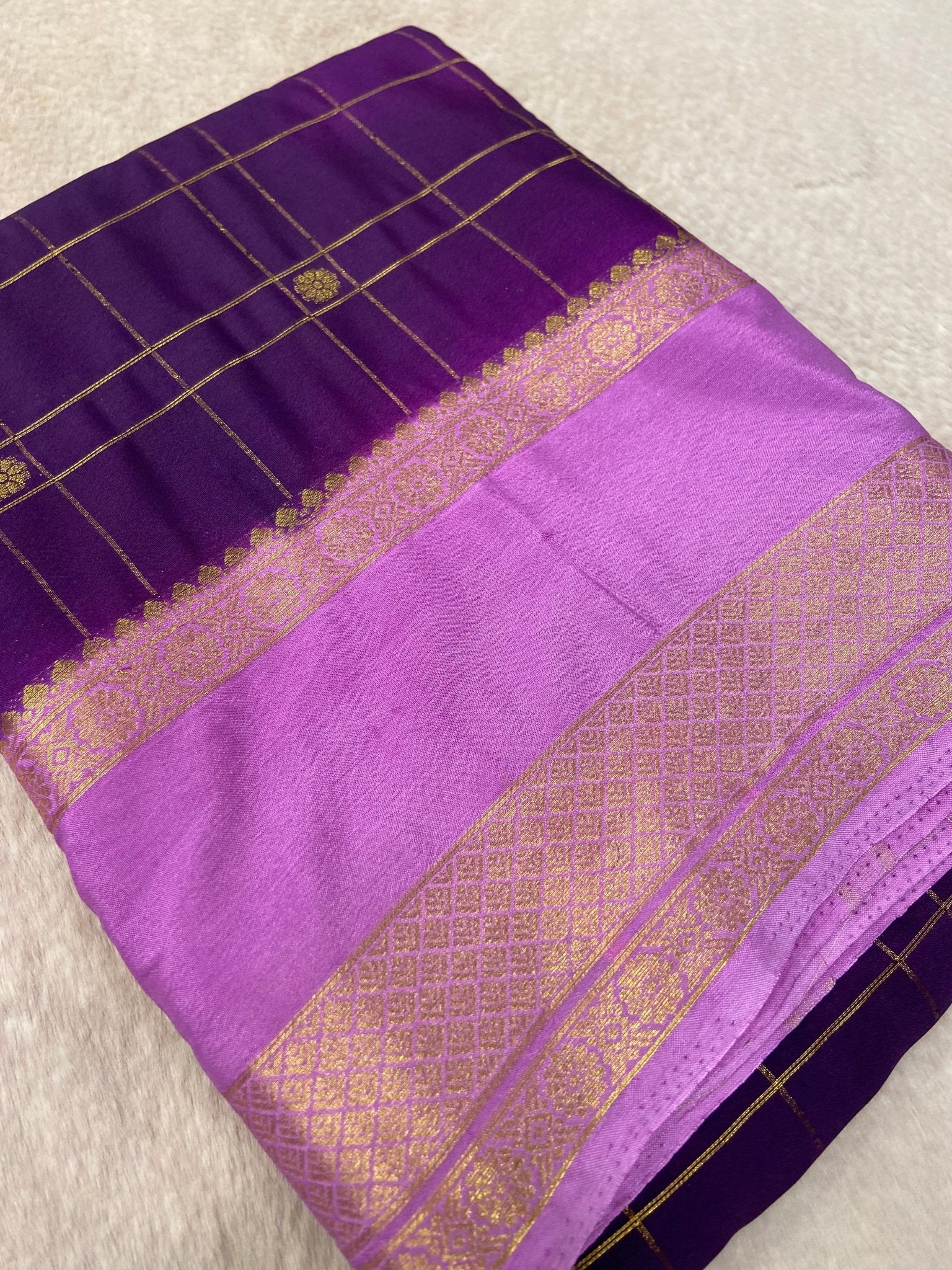 Premium Semi Mysore Silk Saree - Kanjeevaram Silk Mandir