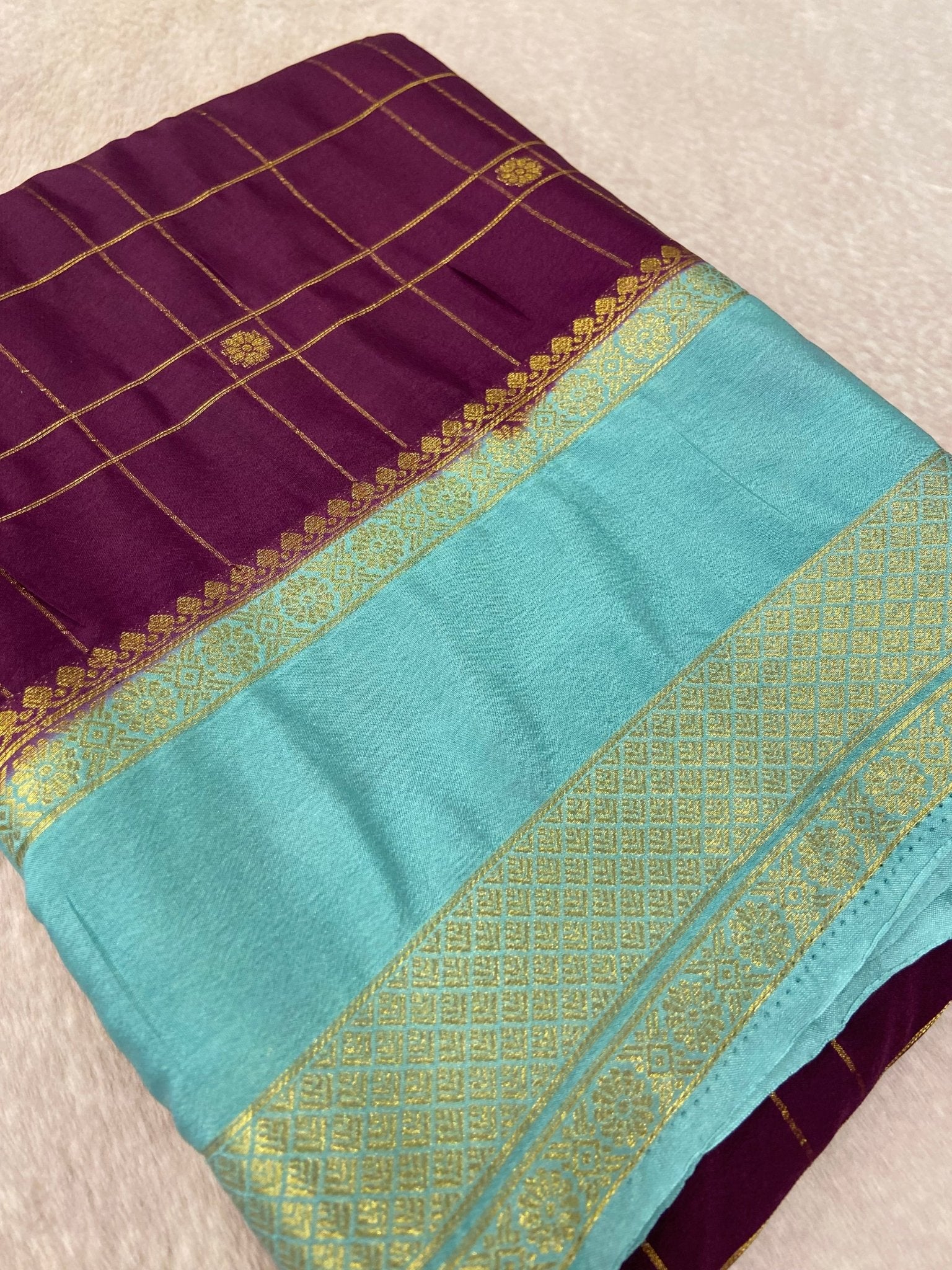 Premium Semi Mysore Silk Saree - Kanjeevaram Silk Mandir