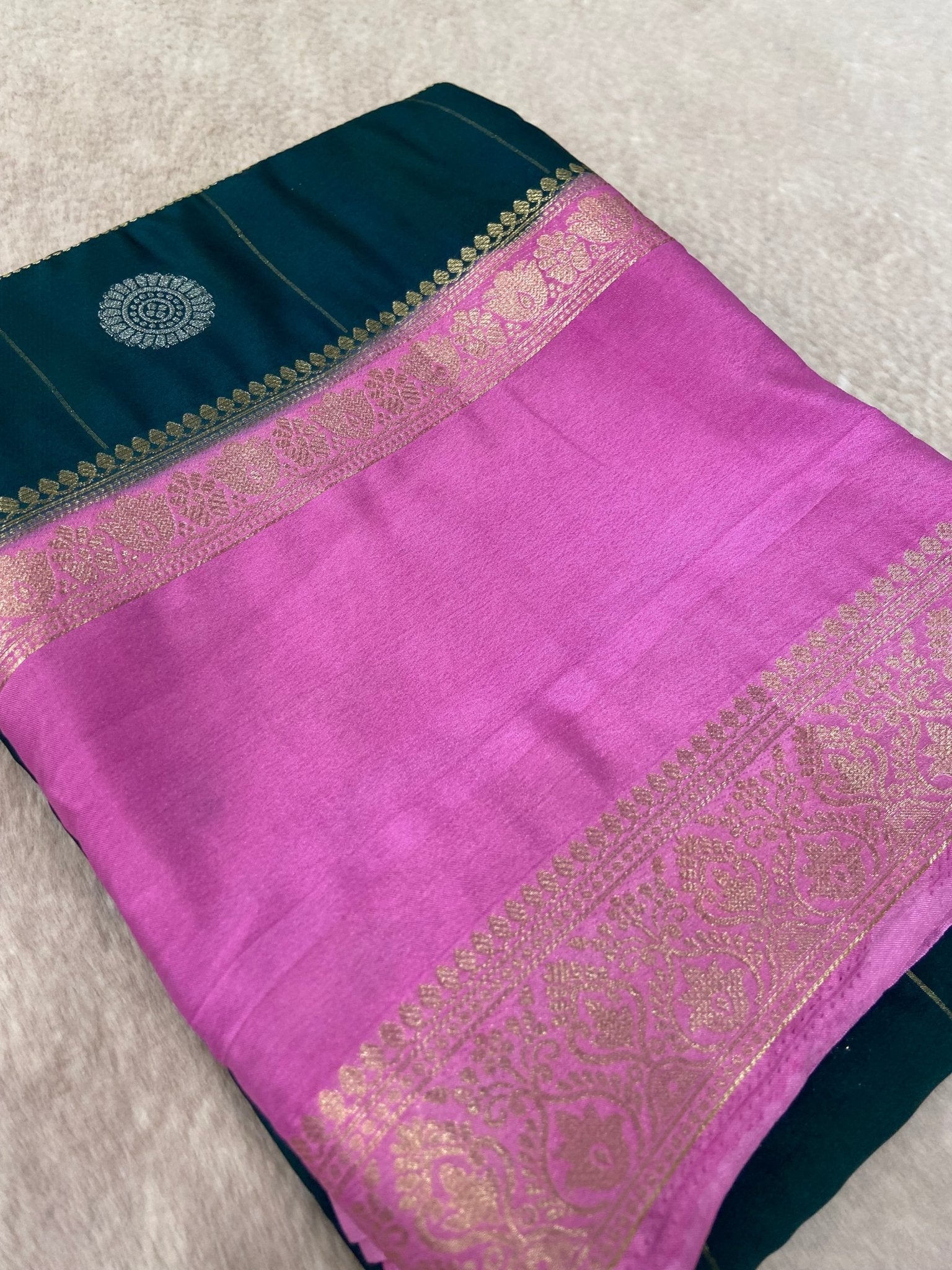 Premium Semi Mysore Silk Saree - Kanjeevaram Silk Mandir