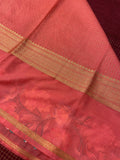 Premium Semi Mysore Silk Saree With Embroidery Border - Kanjeevaram Silk Mandir