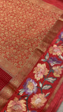 Premium Semi Mysore Silk Saree With Embroidery Border💗 - Kanjeevaram Silk Mandir