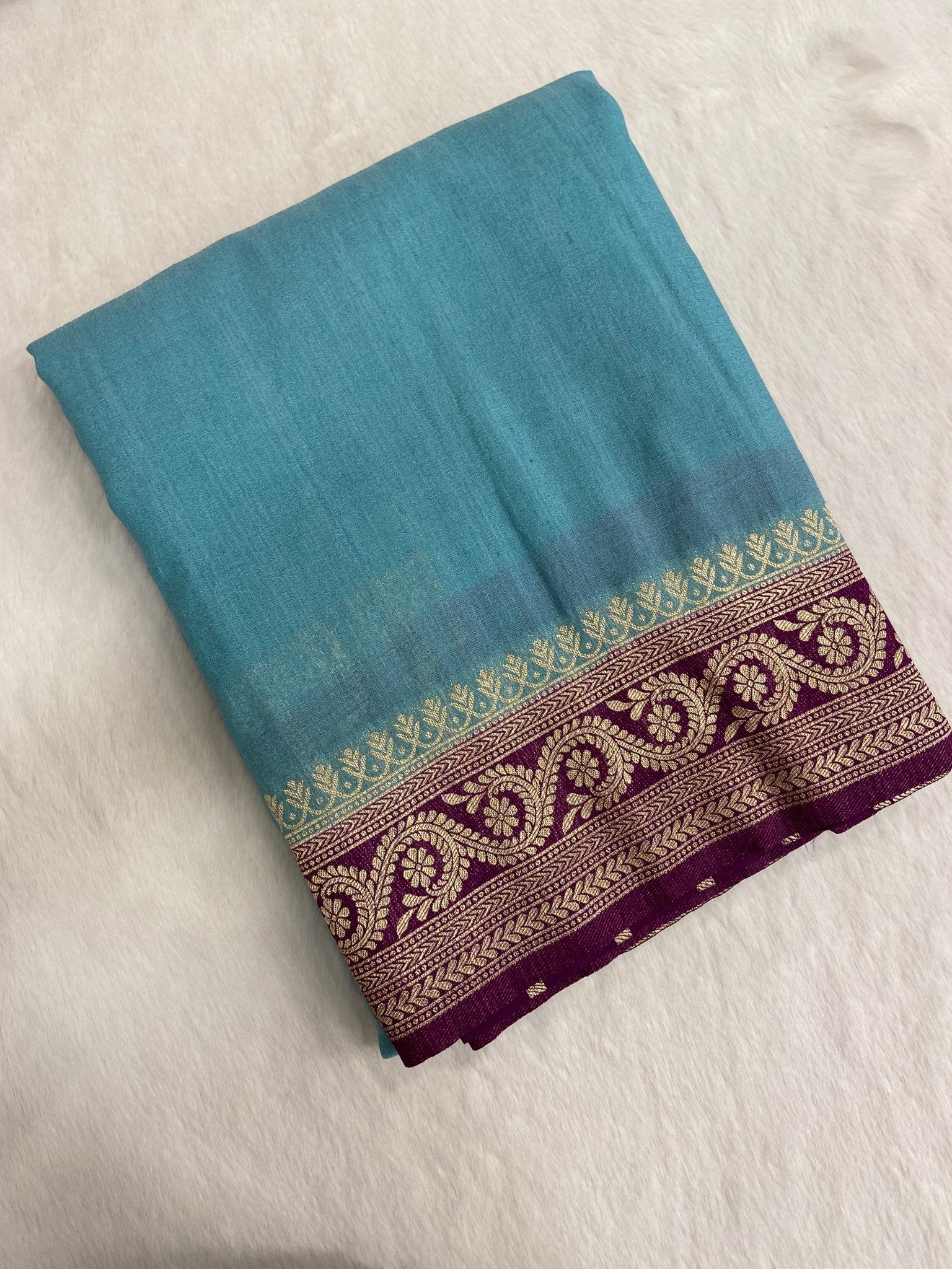Premium Soft Georgette - Kanjeevaram Silk Mandir