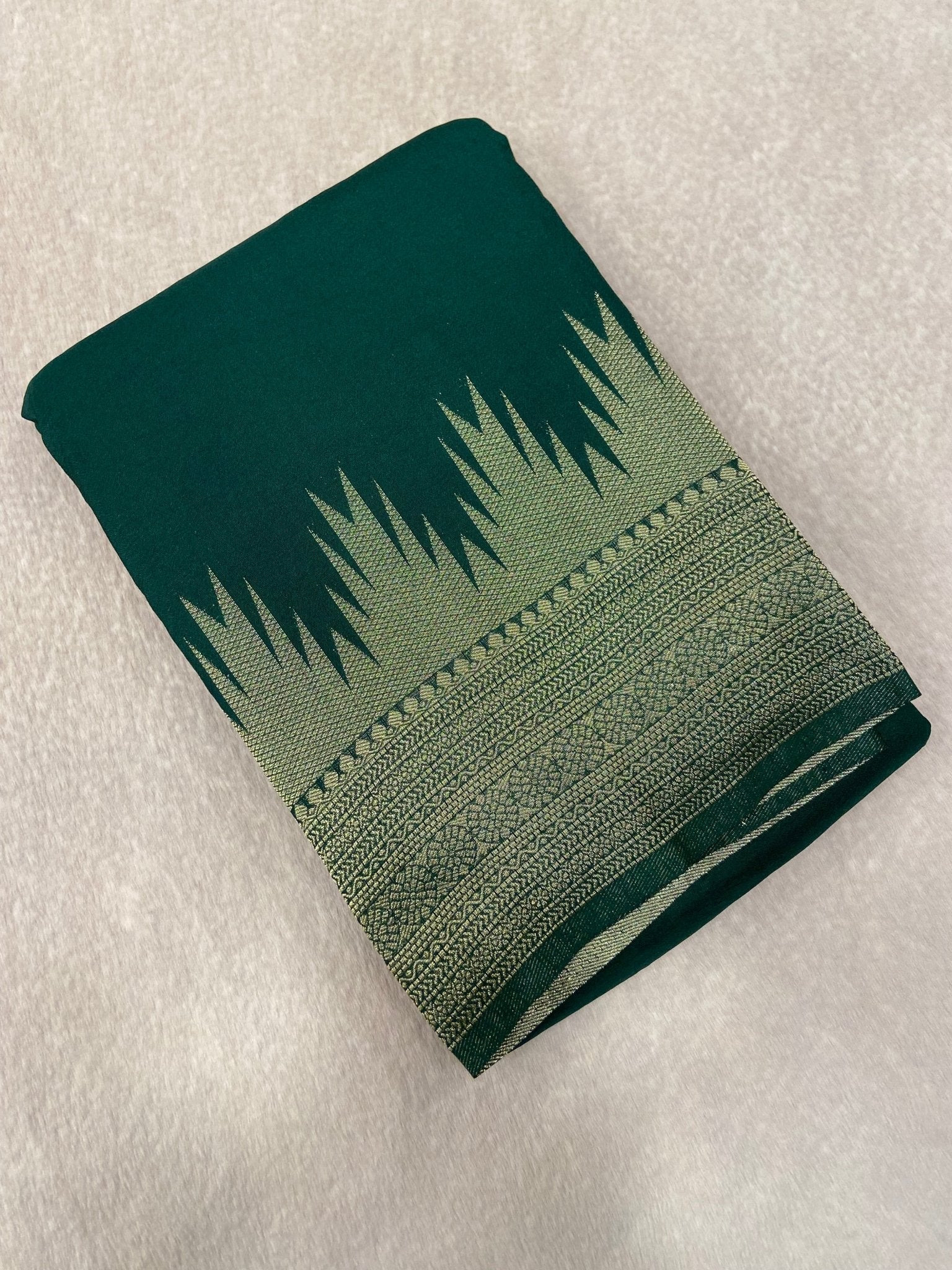 Premium Soft Georgette Saree - Kanjeevaram Silk Mandir