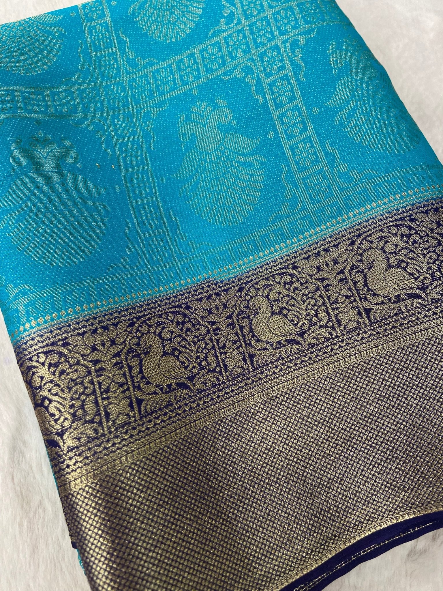 Premium Soft Georgette Saree - Kanjeevaram Silk Mandir