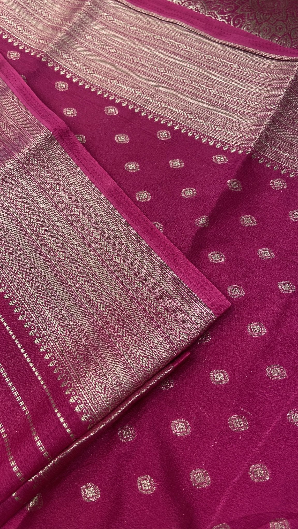 Premium Soft Georgette Saree - Kanjeevaram Silk Mandir