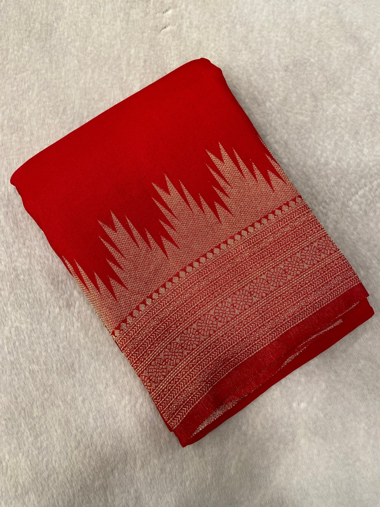 Premium Soft Georgette Saree❤️ - Kanjeevaram Silk Mandir