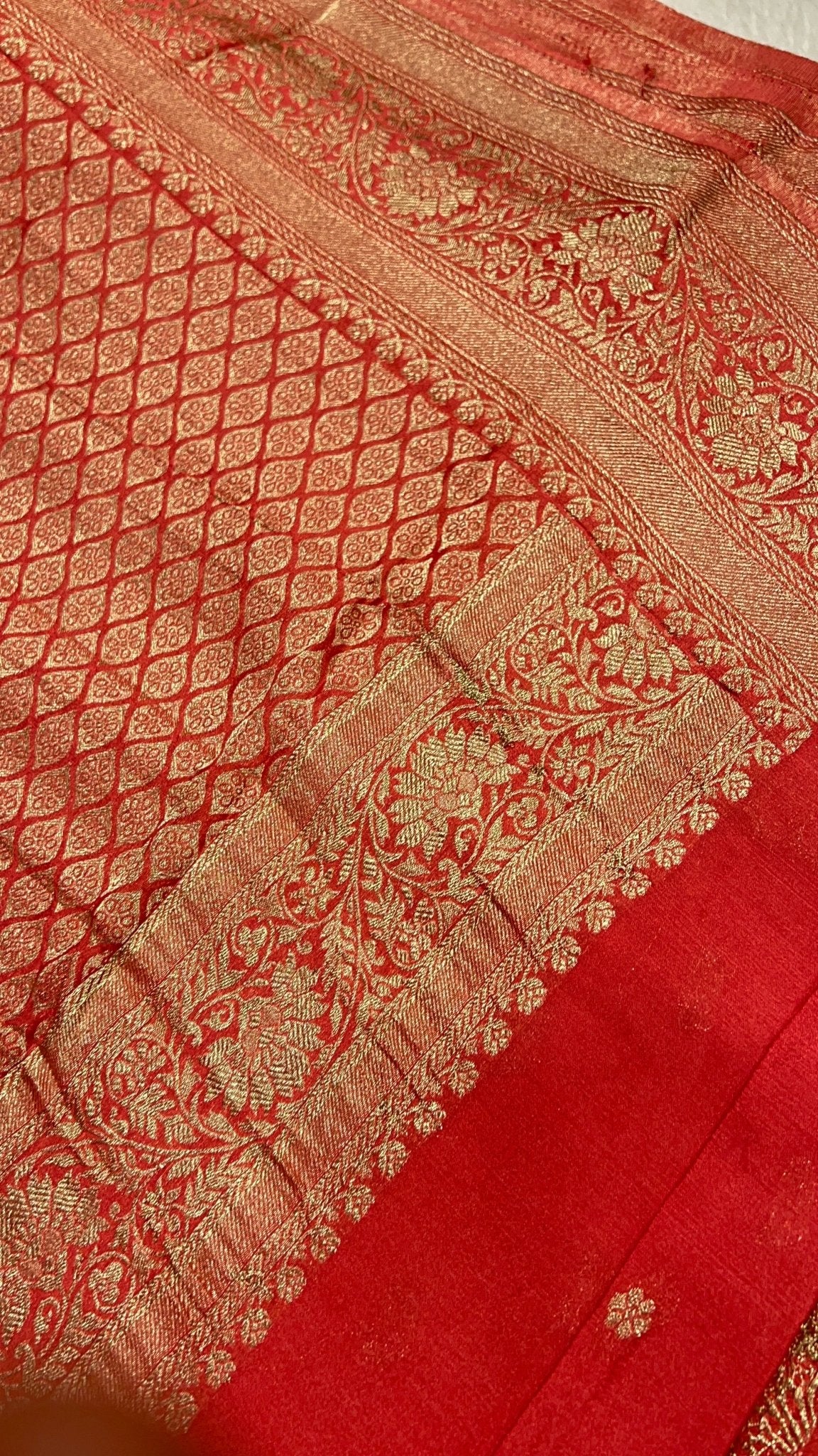 Premium Soft Georgette Saree - Kanjeevaram Silk Mandir