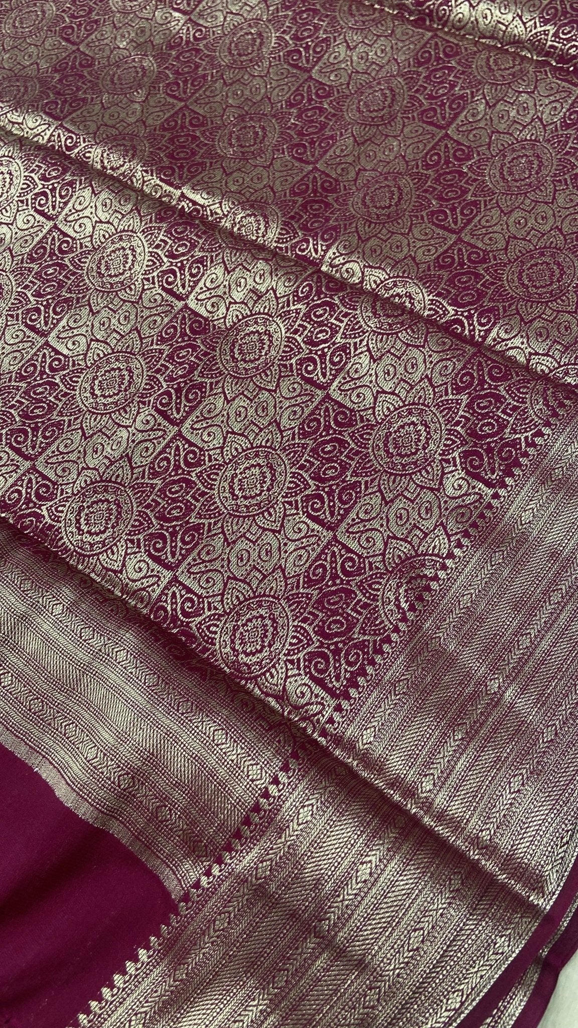 Premium Soft Georgette Saree - Kanjeevaram Silk Mandir