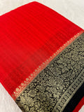Premium Soft Georgette Saree - Kanjeevaram Silk Mandir