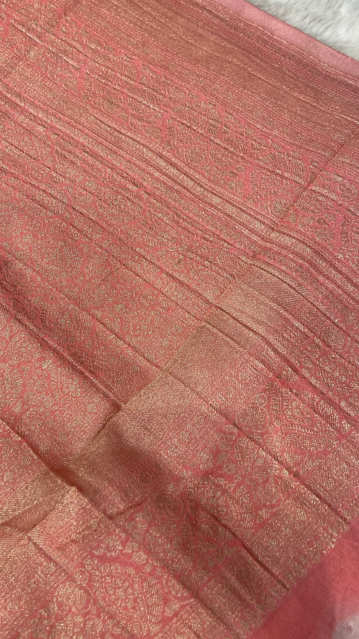 Premium Soft Georgette Saree - Kanjeevaram Silk Mandir