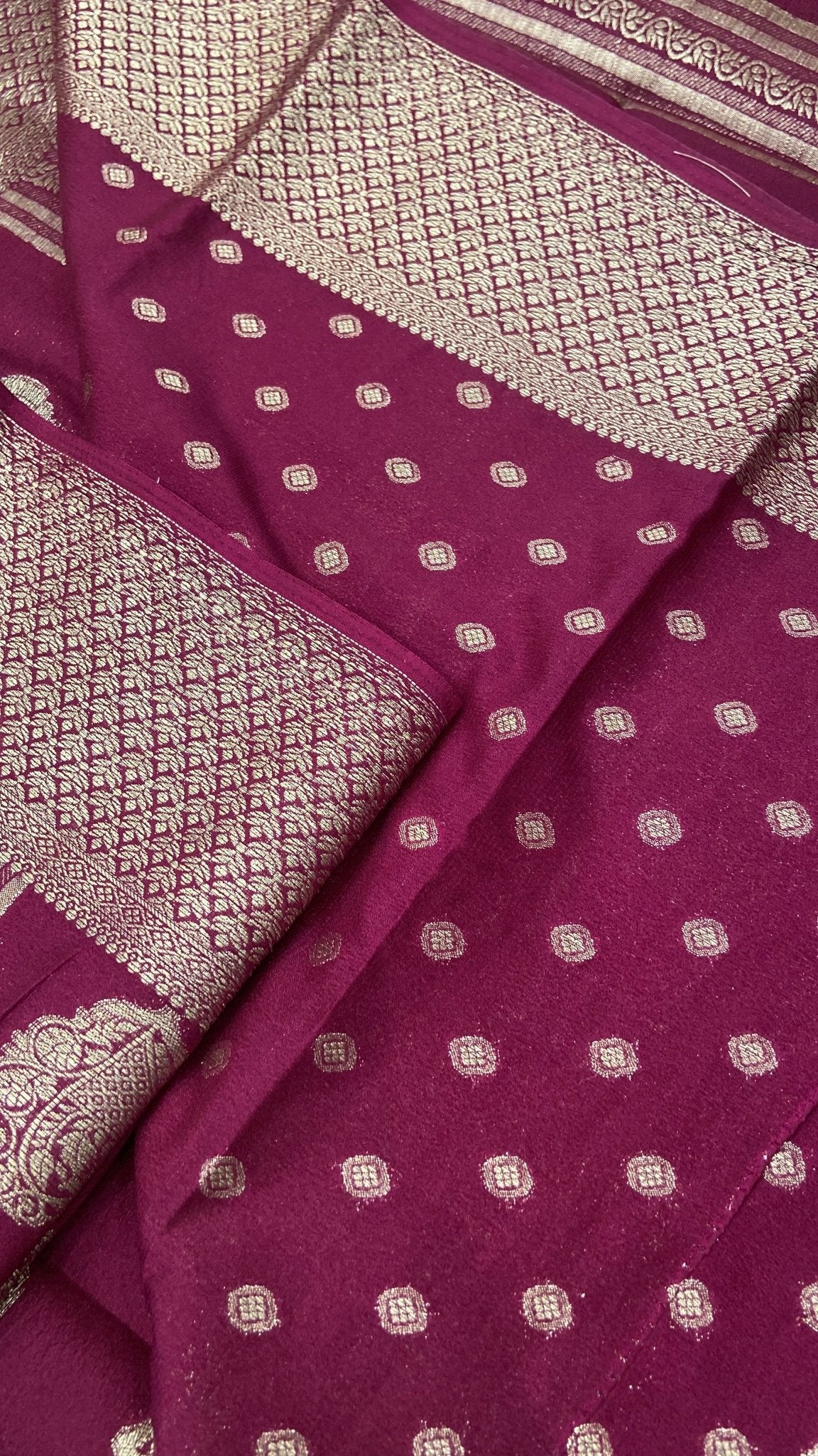 Premium Soft Georgette Saree - Kanjeevaram Silk Mandir