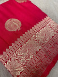Premium Soft Georgette Saree - Kanjeevaram Silk Mandir