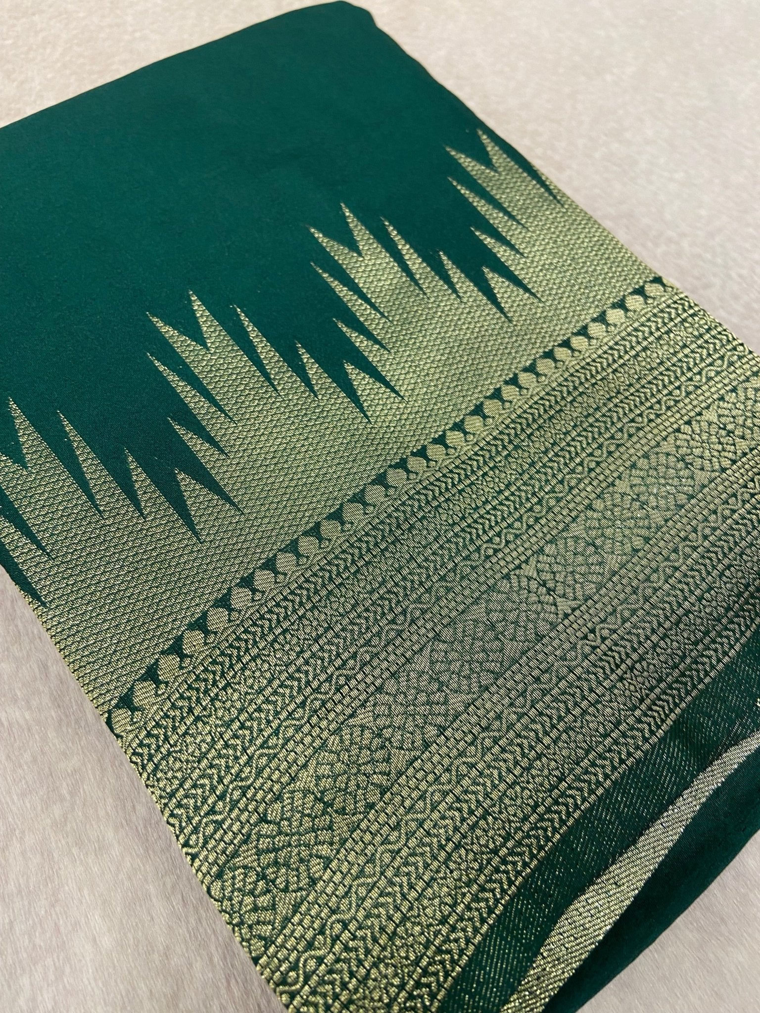 Premium Soft Georgette Saree - Kanjeevaram Silk Mandir