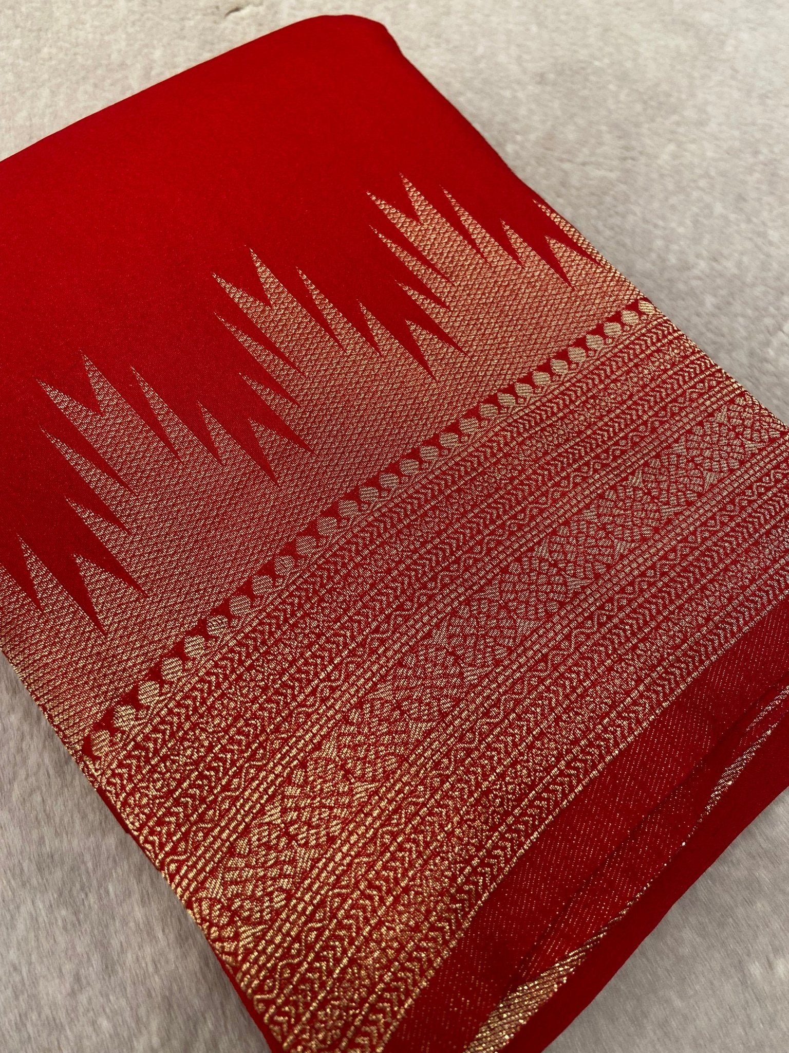 Premium Soft Georgette Saree❤️ - Kanjeevaram Silk Mandir