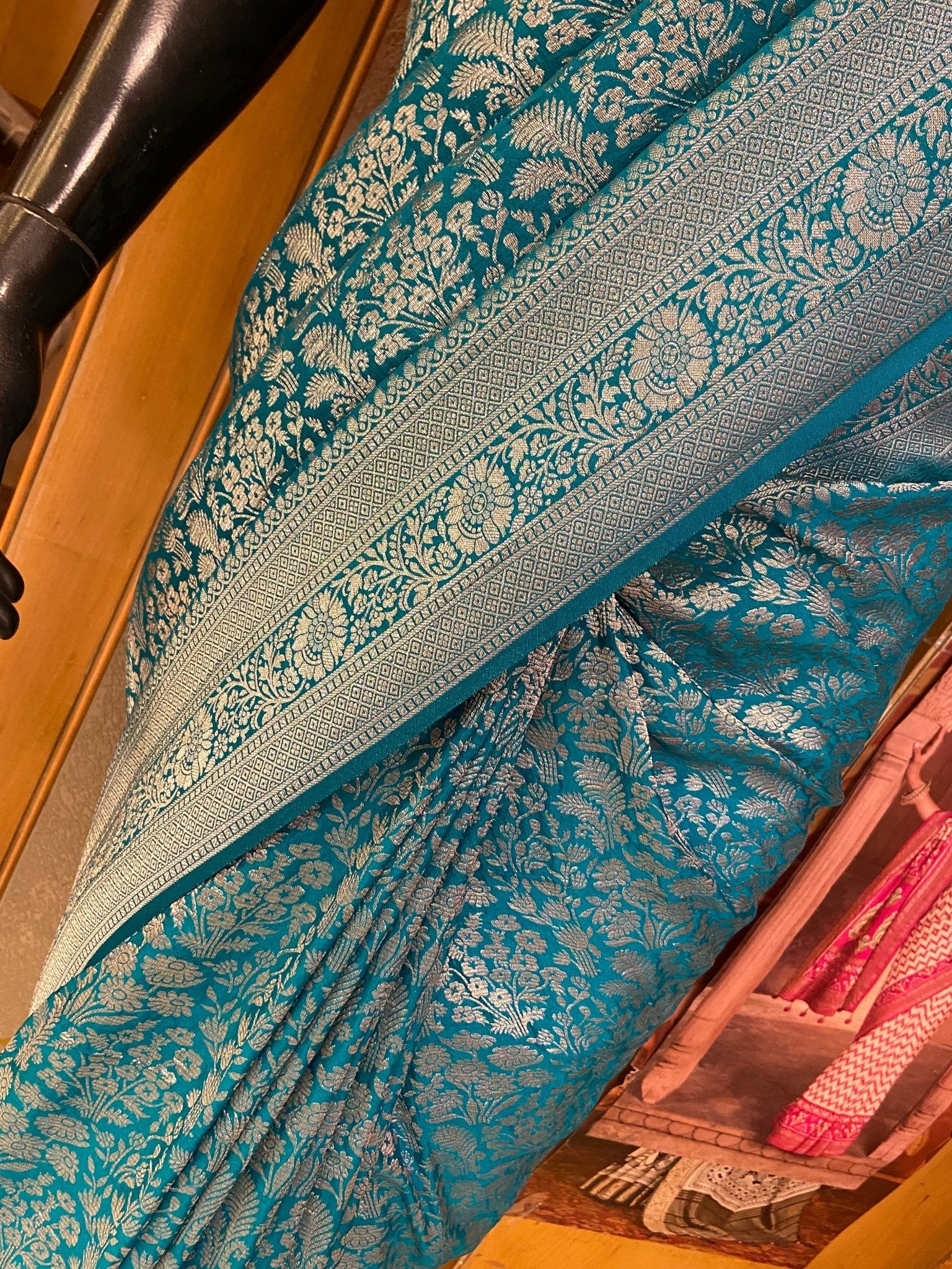 Premium Soft Georgette Saree - Kanjeevaram Silk Mandir