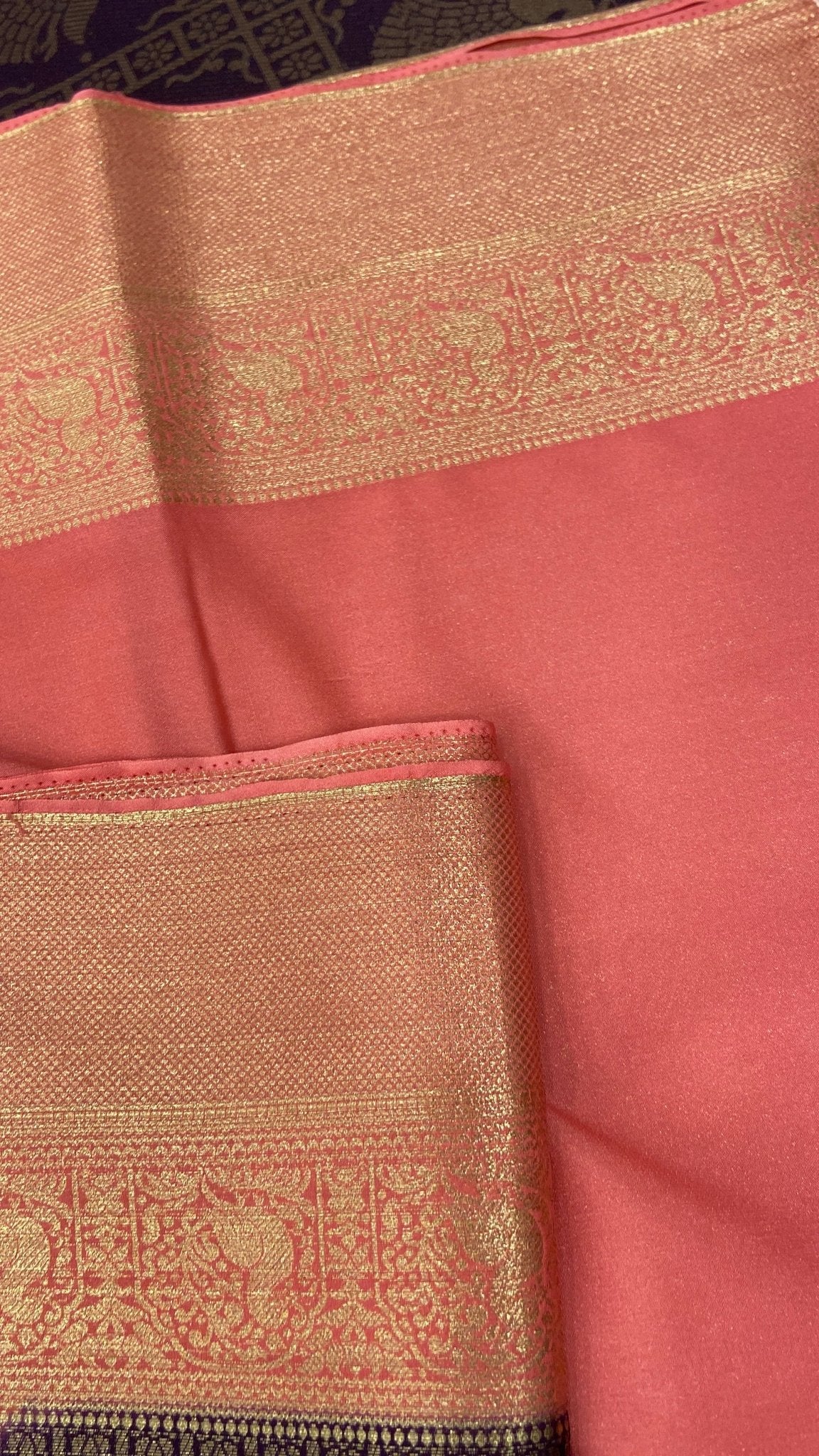 Premium Soft Georgette Saree - Kanjeevaram Silk Mandir